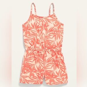 OLD NAVY Printed Sleeveless Jersey-Knit Romper